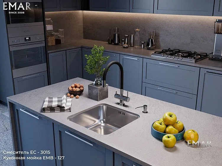 Смеситель EMAR ЕС-3015 satin