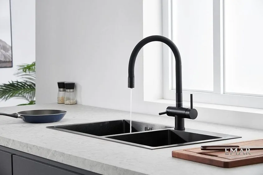Смеситель EMAR ЕС-3015 black
