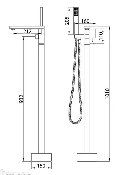 Смеситель GROSSMAN Falcon 530.K35.08.120 брашированный никель
