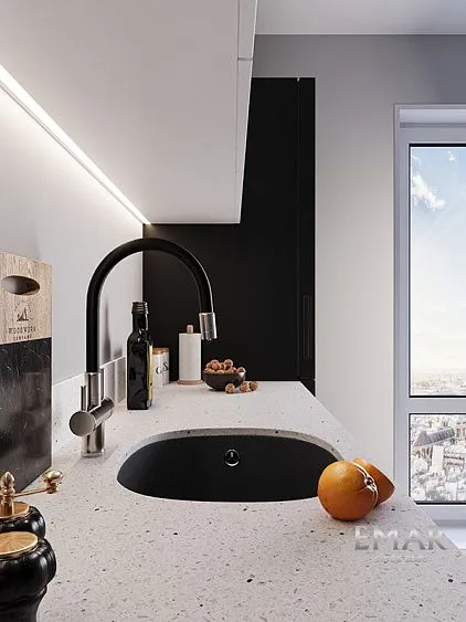 Смеситель EMAR ЕС-3015 satin