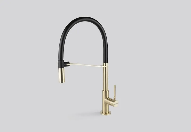 Смеситель FALMEC TREVI PRO PVD BRUSHED PALE GOLD (MTRP.00#PGF)