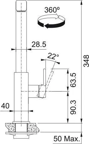 Смеситель FRANKE Mythos Nozzle (115.0550.442)