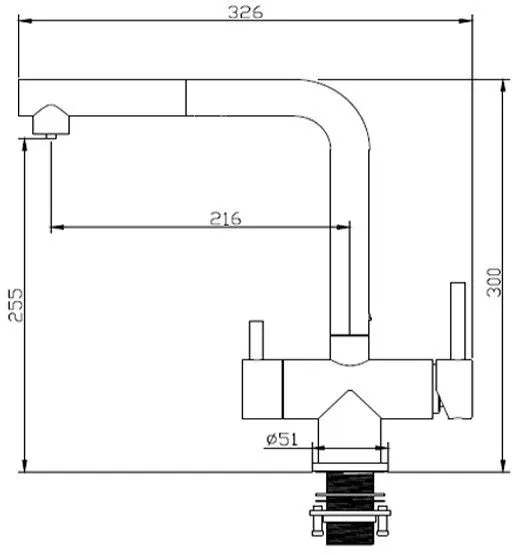 Смеситель EMAR 7017.9 алмаз