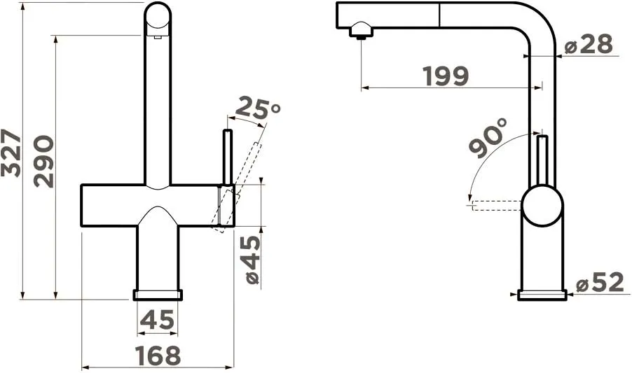 Смеситель OMOIKIRI Karatsu-S-C (4994614)