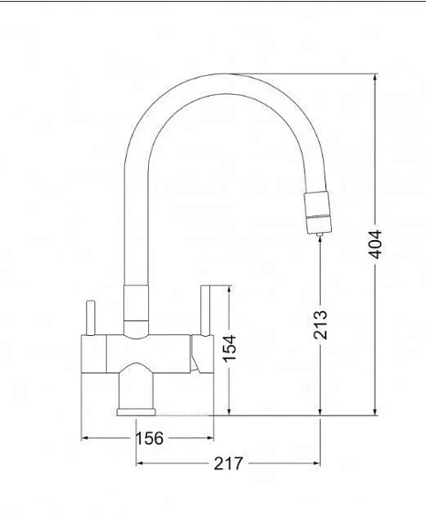 Смеситель EMAR EC-3015 Golden