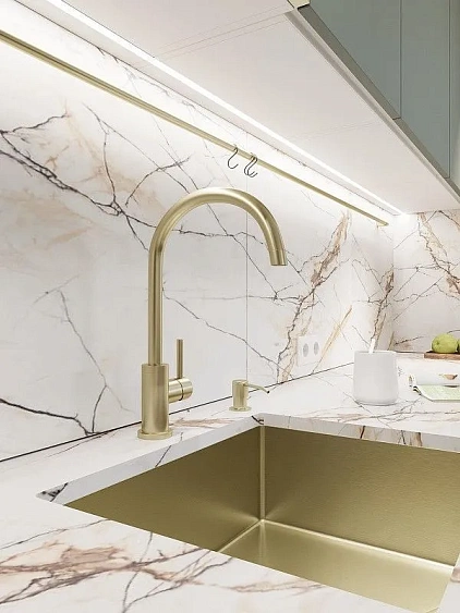 Смеситель EMAR ECB-3004 PVD Matt Gold