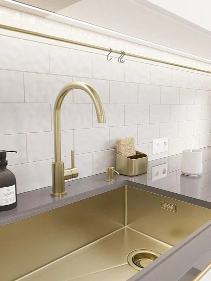 Смеситель EMAR ECB-3004 PVD Matt Gold