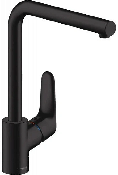 Смеситель HANSGROHE Focus 31817670 матовый черный