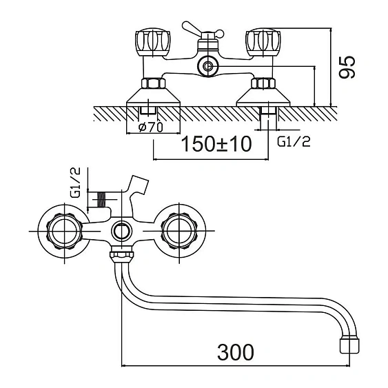 Смеситель GOTA ROCIO Orio G344510
