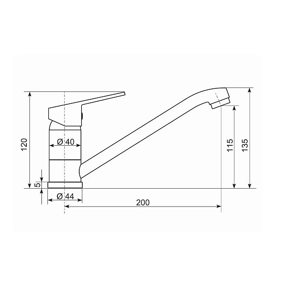 Смеситель PRACTIK PR-01-002