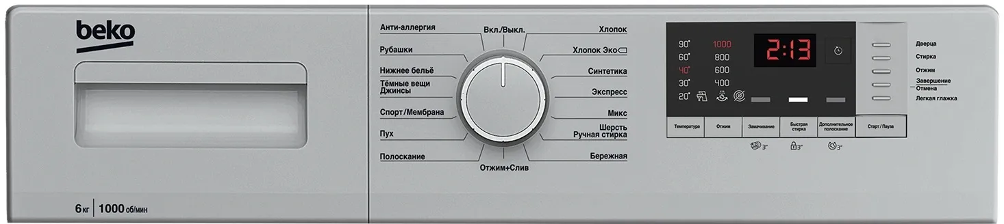 Стиральная машина BEKO WHE6512ZSW
