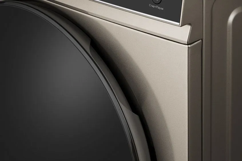 Стиральная машина WEISSGAUFF WMD 61211 D Inverter Steam Champagne