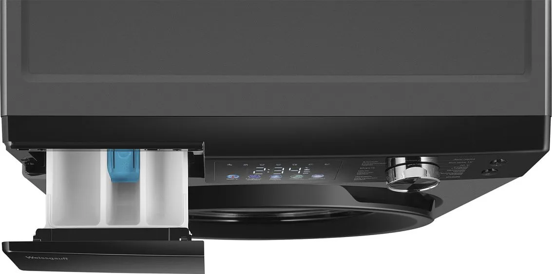 Стиральная машина WEISSGAUFF WM 45126 Inverter Steam Color Touch Grey