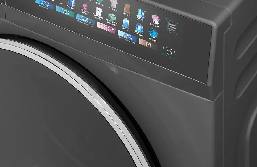 Стиральная машина WEISSGAUFF WM 995 Direct Drive Touch Inverter Steam Grey