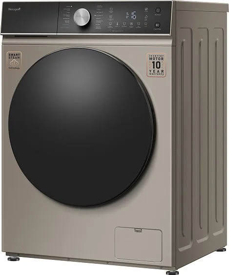 Стиральная машина WEISSGAUFF WMD 61211 D Inverter Steam Champagne