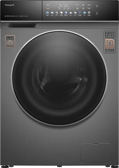 Стиральная машина WEISSGAUFF WMD 62210 Direct Drive Touch Inverter Steam Grey
