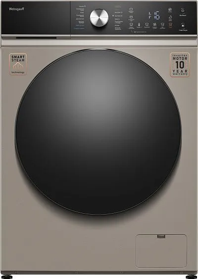 Стиральная машина WEISSGAUFF WMD 61211 D Inverter Steam Champagne