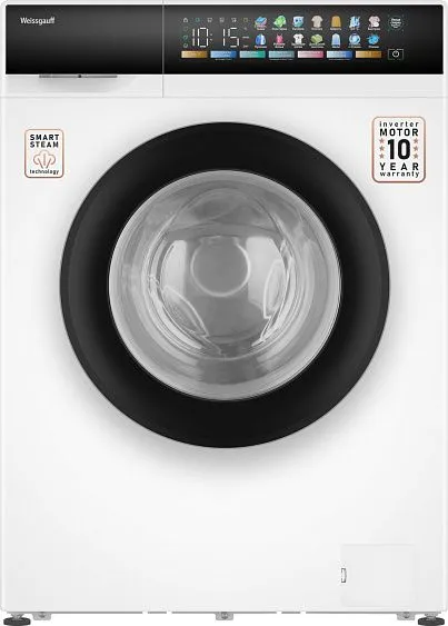 Стиральная машина WEISSGAUFF WM 45128 Full Touch Inverter Steam