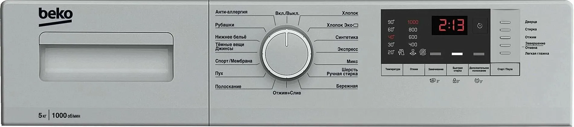 Стиральная машина BEKO WHE5512BSW