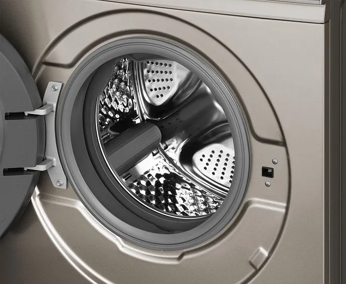 Стиральная машина WEISSGAUFF WMD 61211 D Inverter Steam Champagne