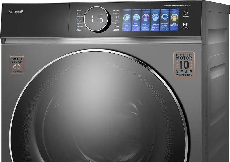 Стиральная машина WEISSGAUFF WM 778 Color Touch Inverter Steam