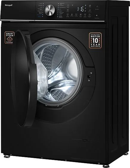 Стиральная машина WEISSGAUFF WM 47147 DC Inverter Steam Black