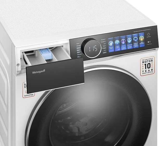 Стиральная машина WEISSGAUFF WM 777 Color Touch Inverter Steam