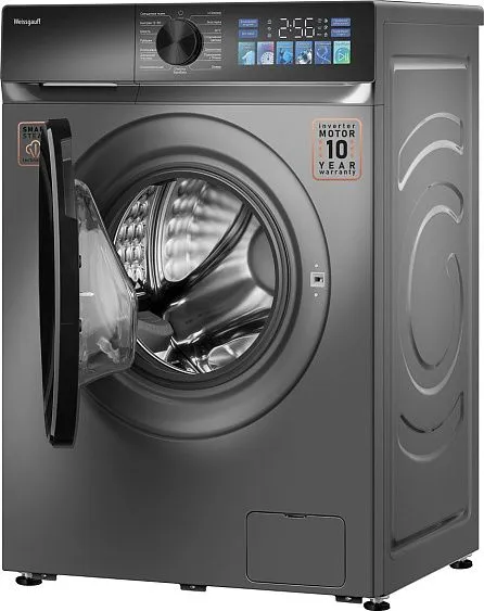 Стиральная машина WEISSGAUFF WM 45106 Color Touch Inverter Steam Dark Grey