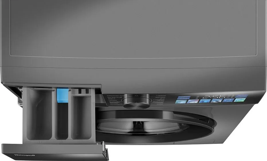 Стиральная машина WEISSGAUFF WM 45106 Color Touch Inverter Steam Dark Grey