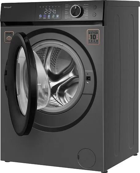 Стиральная машина WEISSGAUFF WM 45127 Inverter Steam Color Touch Grey