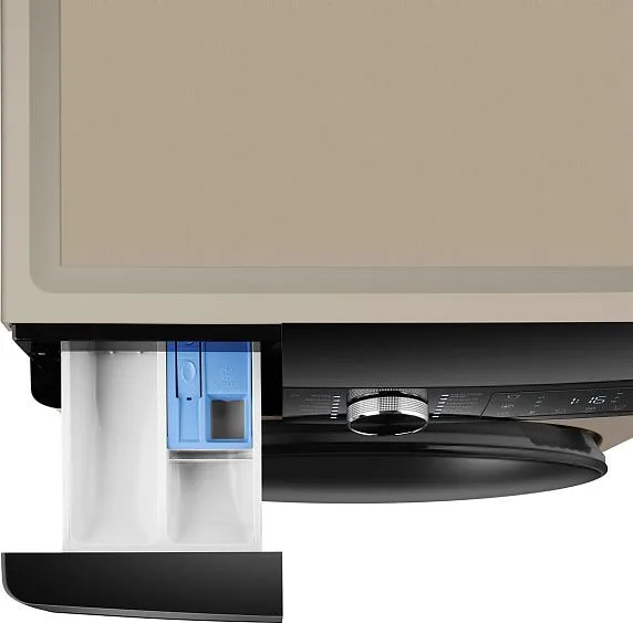 Стиральная машина WEISSGAUFF WM 59411 Direct Drive Inverter Steam Champagne