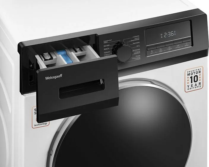 Стиральная машина WEISSGAUFF WM 47814 Inverter Steam