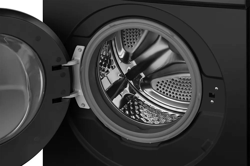 Стиральная машина WEISSGAUFF WM 45127 Direct Drive Inverter Steam Black