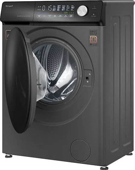 Стиральная машина WEISSGAUFF WM 45126 Steam Direct Drive Deep Grey