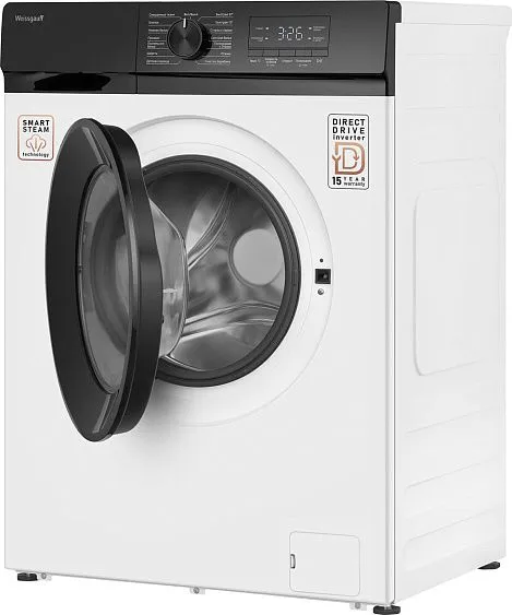 Стиральная машина WEISSGAUFF WM 61212 Direct Drive Inverter Steam