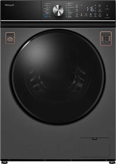 Стиральная машина WEISSGAUFF WM 47148 DC Inverter Steam Deep Grey