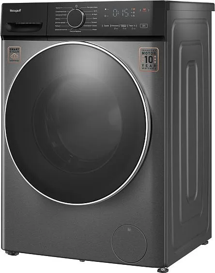 Стиральная машина WEISSGAUFF WMD 4828 Inverter Steam Grey