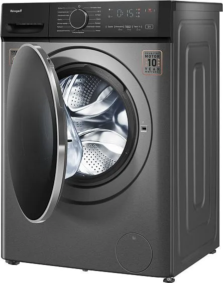 Стиральная машина WEISSGAUFF WMD 4828 Inverter Steam Grey
