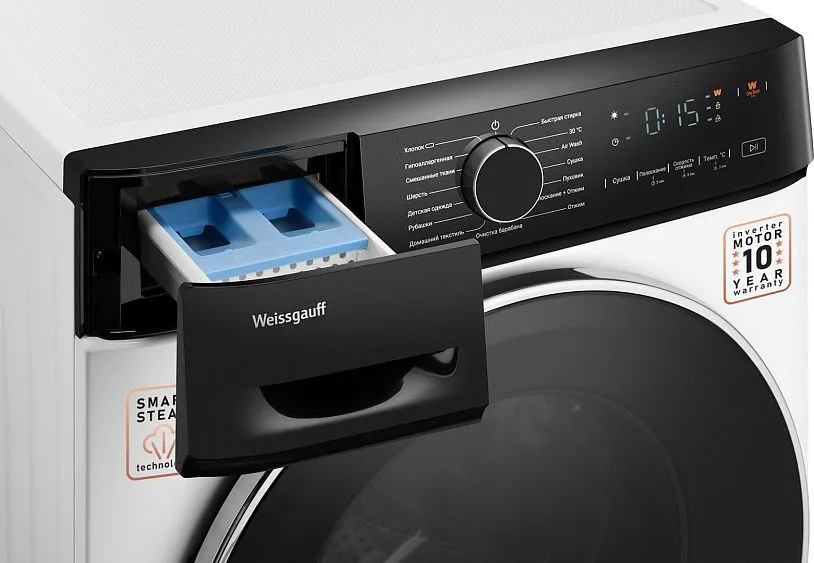Стиральная машина WEISSGAUFF WMD 4628 Inverter Steam