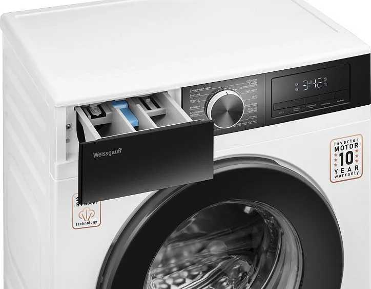 Стиральная машина WEISSGAUFF WM 45610 Inverter Steam