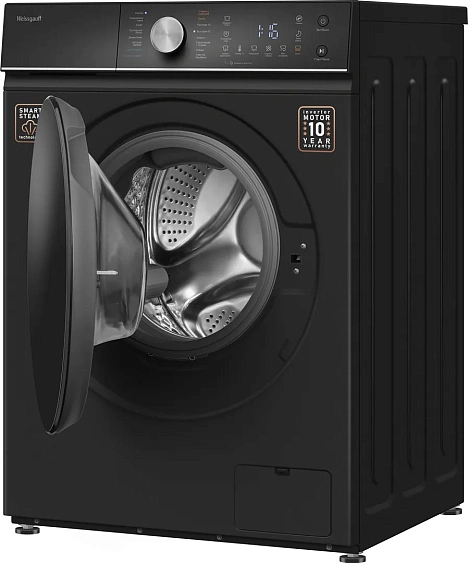 Стиральная машина WEISSGAUFF WMD 61211 D Inverter Steam Matt Black