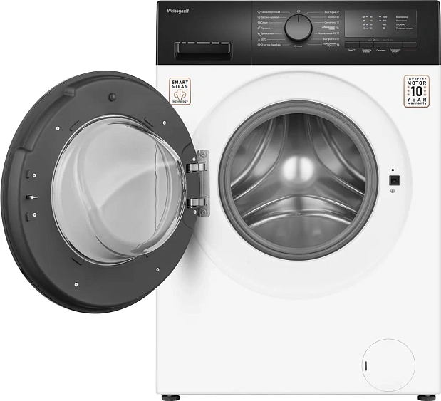 Стиральная машина WEISSGAUFF WM 40106 Inverter Steam