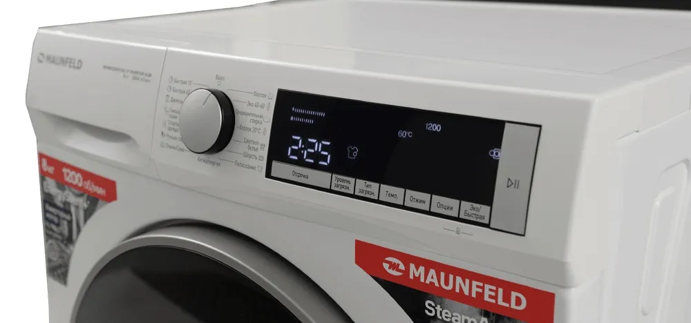 Стиральная машина MAUNFELD MFWM128WH300 ST INVERTER SLIM