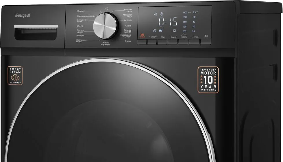 Стиральная машина WEISSGAUFF WMD 4148 D Black