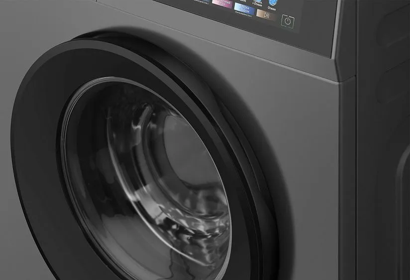 Стиральная машина WEISSGAUFF WM 39107 Full Touch Inverter Steam Grey