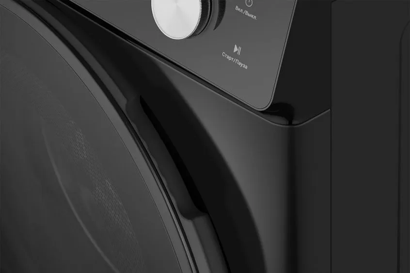 Стиральная машина WEISSGAUFF WM 45126 Steam Direct Drive Matt Black