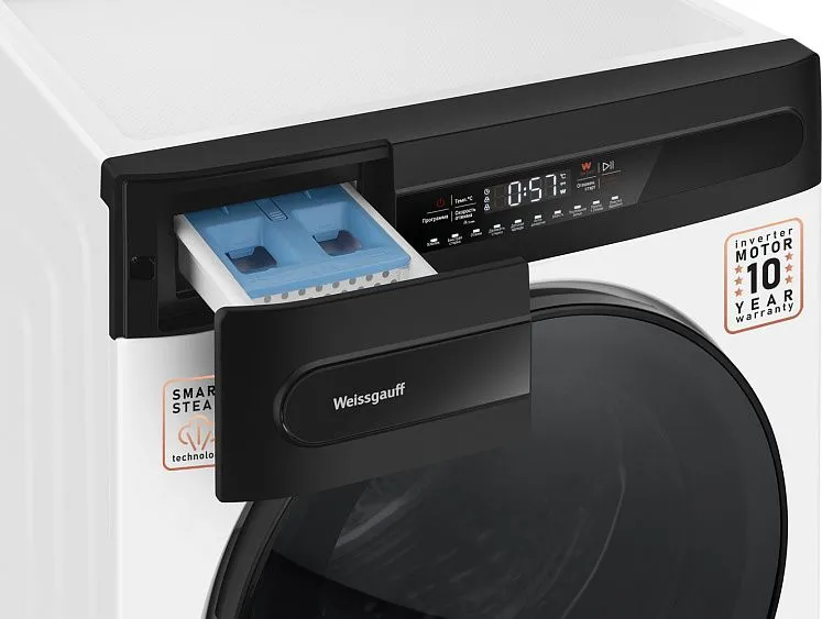Стиральная машина WEISSGAUFF WM 49411 Inverter Steam
