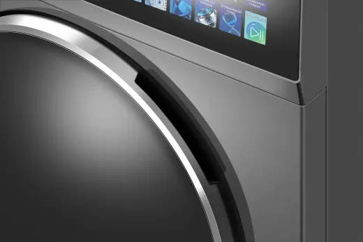 Стиральная машина WEISSGAUFF WM 56411 Color Touch Inverter Steam Dark Grey