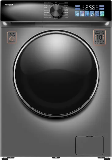 Стиральная машина WEISSGAUFF WM 56411 Color Touch Inverter Steam Dark Grey