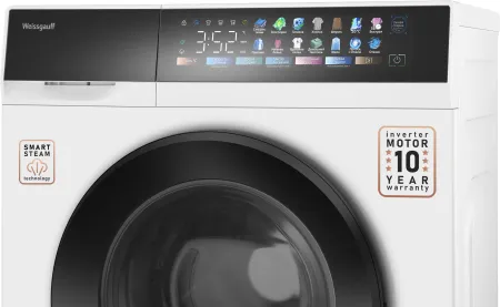 Стиральная машина WEISSGAUFF WM 39107 Full Touch Inverter Steam